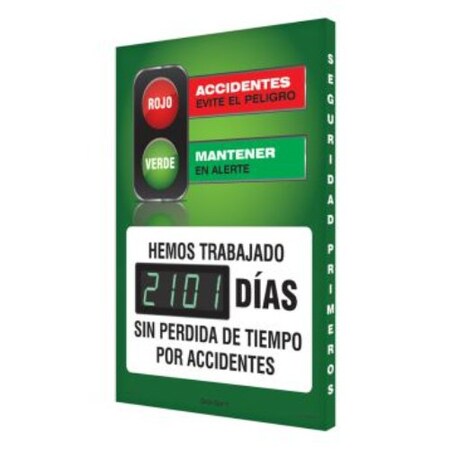 Accuform DIGIDAY 3 ELECTRONIC SAFETY SHSCK101 SHSCK101